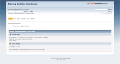 Desktop Screenshot of blazingsaddlesresidency.com